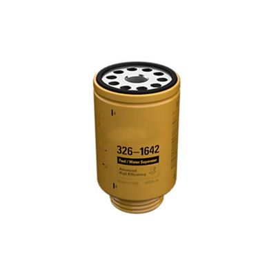Filtre de séparateur d'eau de carburant 3261642 avec papier filtre et matériau en fer en jaune