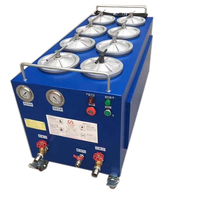 Machine de purification de filtration d'huile portable de 75 kg de capacité pour l'huile de lubrification hydruvienne