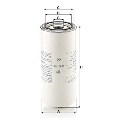 Élément de filtre de séparateur d'huile d'air LB131453 P782909 A10525274 pour pièces de compresseurs à vis