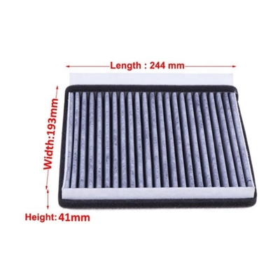 244*193*41mm élément de filtre à air pour pièces de camions lourds OE NO. 10365455