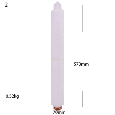 Hydwell Industrial 20 40 60 pouces cartouche de filtre PP pour usine d'eau avec taille personnalisée