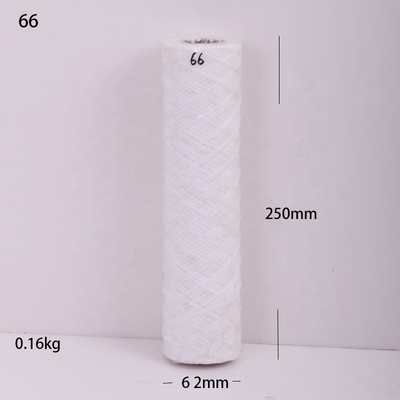 Filtre à eau industriel 65*255 mm Filtre à maille de nylon Filtre à filtrage à filetage de sédiments