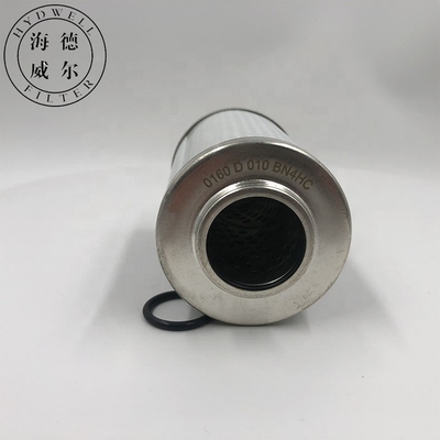 Travaux de construction cartouche hydraulique filtre à huile élément 0160D020BN4HC 0160D010BN4HC