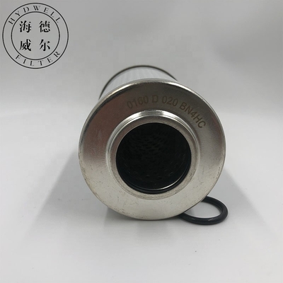 Travaux de construction cartouche hydraulique filtre à huile élément 0160D020BN4HC 0160D010BN4HC