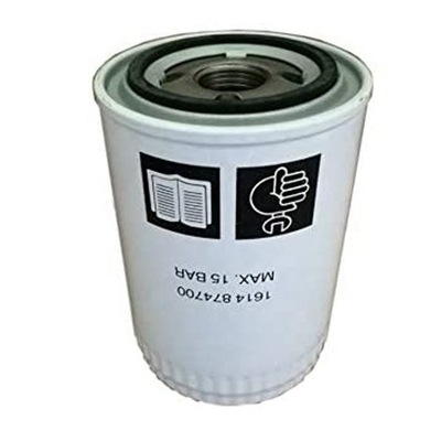 1614874700 Pièces détachées de filtre à huile de lubrification pour compresseur d'air à vis