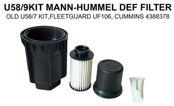 Filtre de carburant pour camions en rotation OE U58/9KIT 4388378 2122909PE 0001421089 0001420989 0001420589 0001420789 Assemblage en plastique