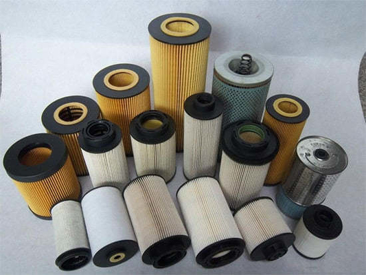 Matériau de filtration en fibres de verre Filtre hydraulique d'huile pour les pièces diesel des moteurs de camions