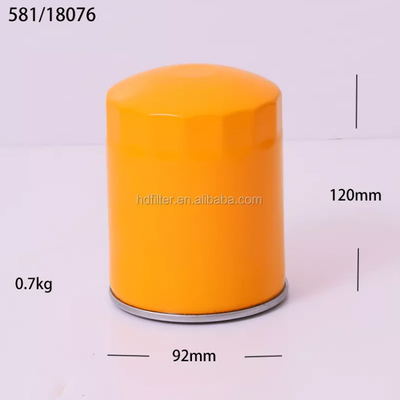 OE NO. 581/18076 Hydwell Parties moteur de camion Spin-On Lubricant élément de filtre à huile SO 11020 58118076 581/18076