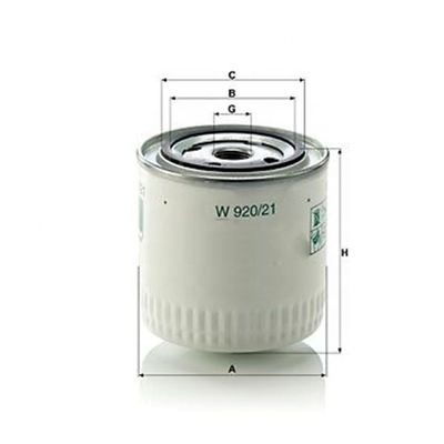 W920 Filtre à huile pour camions numéro de pièce SO 7108 EH6231459 2318500 30100071001