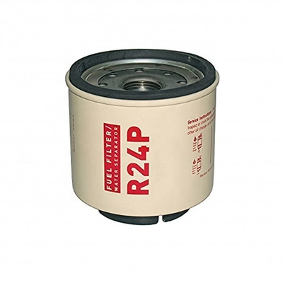 R24P Ensemble d'éléments de filtre de séparateur d'eau de carburant 30 microns avec papier filtre en fer