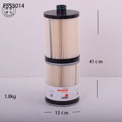 Filtre de séparateur d'eau de carburant P553014 FS53014 69001 YA00035941 pour camion 150*150*410mm