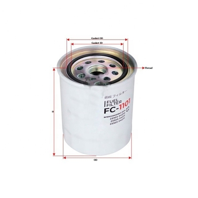 FC1101 Filtre à carburant pour moteurs de tracteurs P550057 1504142 C6003117460 2800025 compétitif